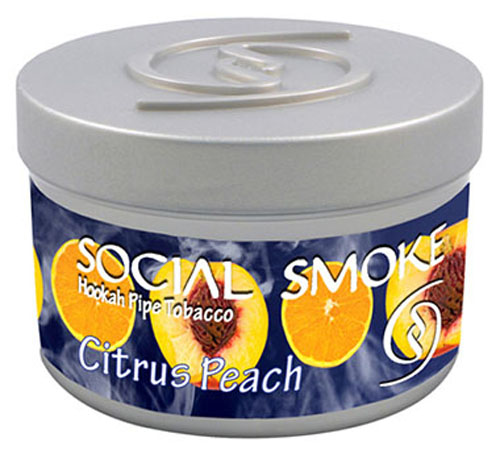 画像1: Citrus Peach シトラスピーチ Social Smoke 100g (1)